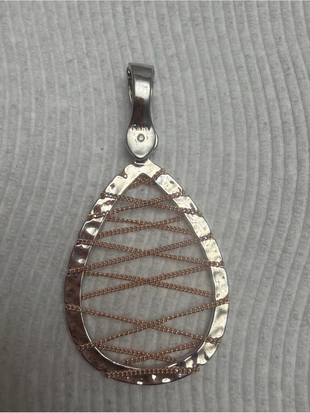 Wearable Art by Roman Pendant/Enhancer Silver And Goldz as